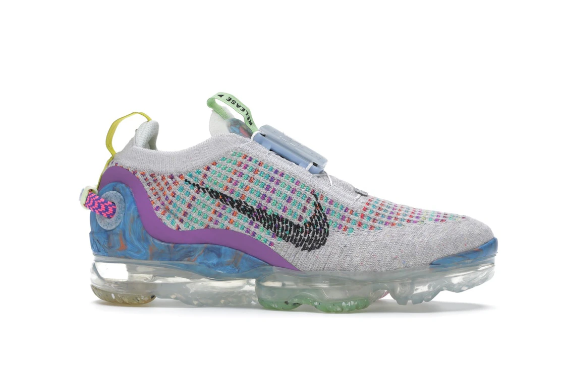 Vue 2 de Nike Air VaporMax 2020 Pure Platinum Multicolor 