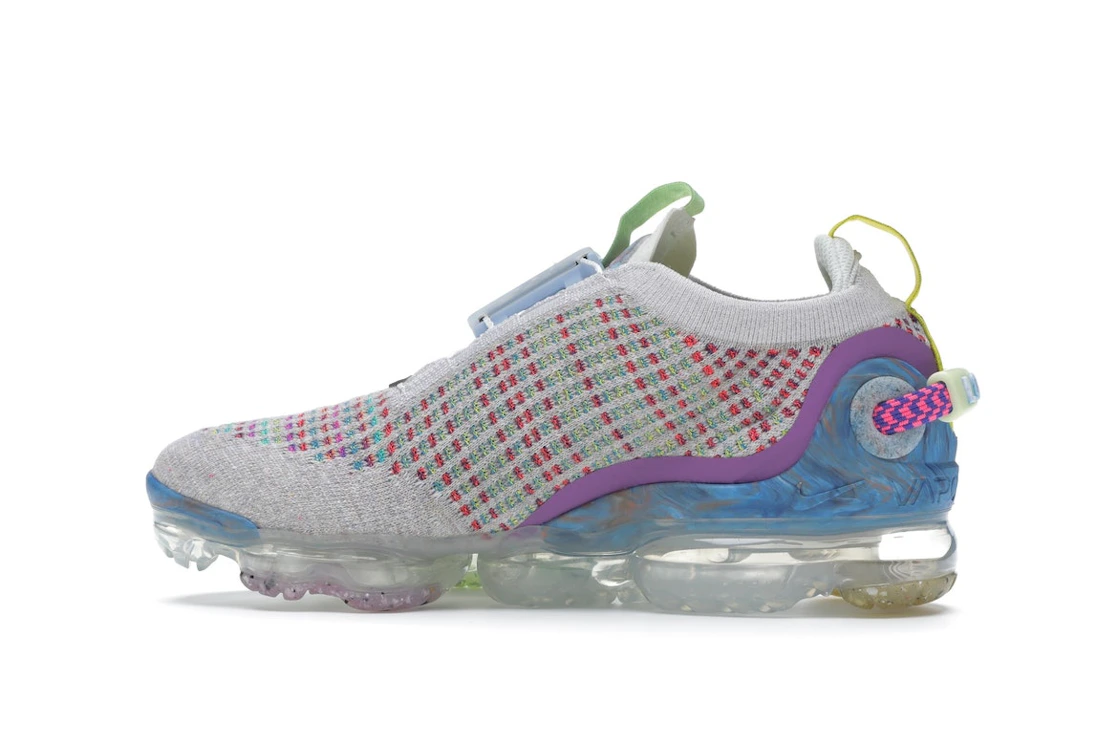 Vue 20 de Nike Air VaporMax 2020 Pure Platinum Multicolor 