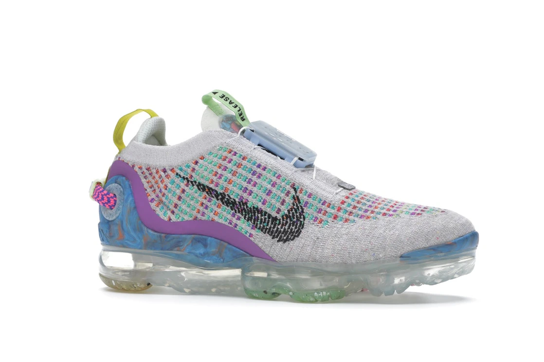 Vue 3 de Nike Air VaporMax 2020 Pure Platinum Multicolor 
