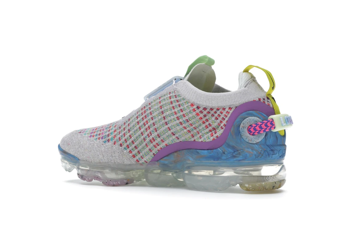 Vue 22 de Nike Air VaporMax 2020 Pure Platinum Multicolor 