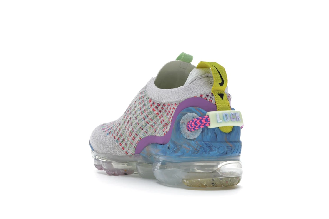 Vue 25 de Nike Air VaporMax 2020 Pure Platinum Multicolor 