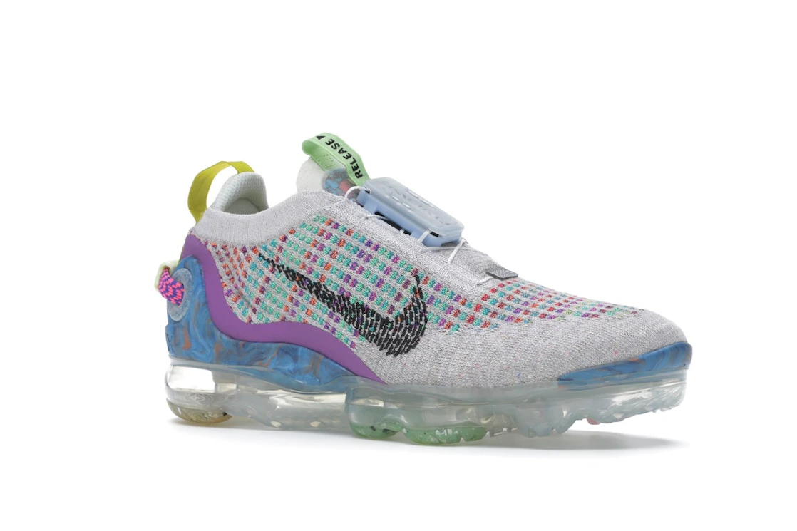 Vue 4 de Nike Air VaporMax 2020 Pure Platinum Multicolor 