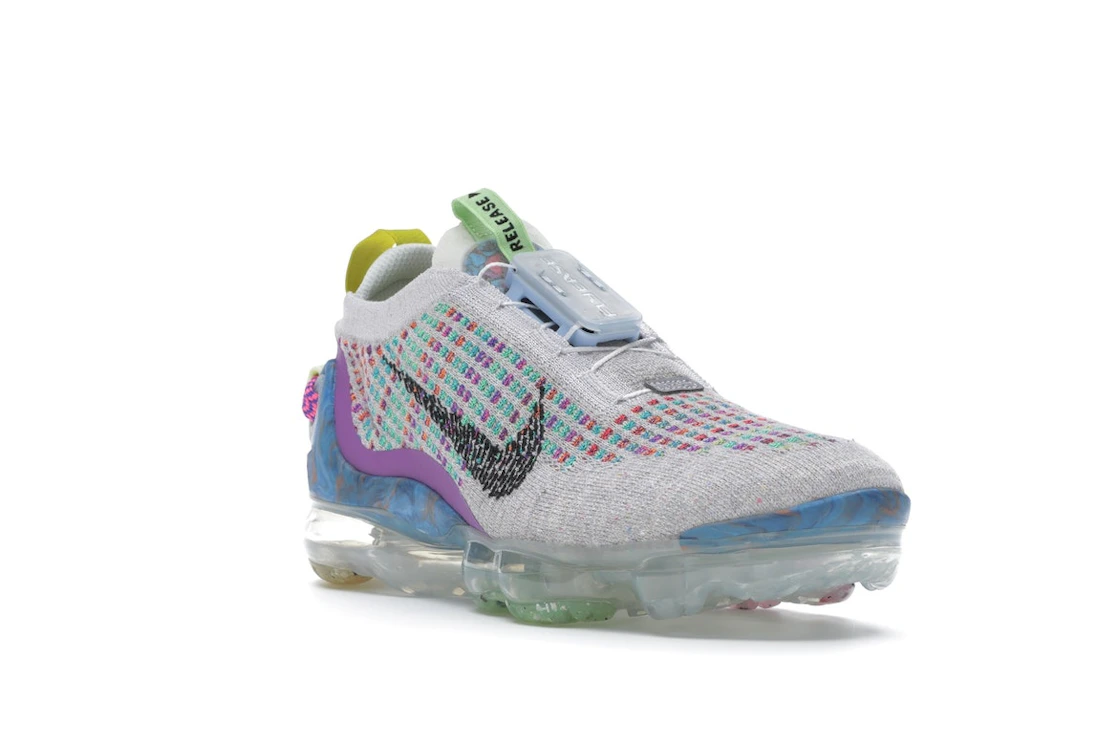 Vue 6 de Nike Air VaporMax 2020 Pure Platinum Multicolor 