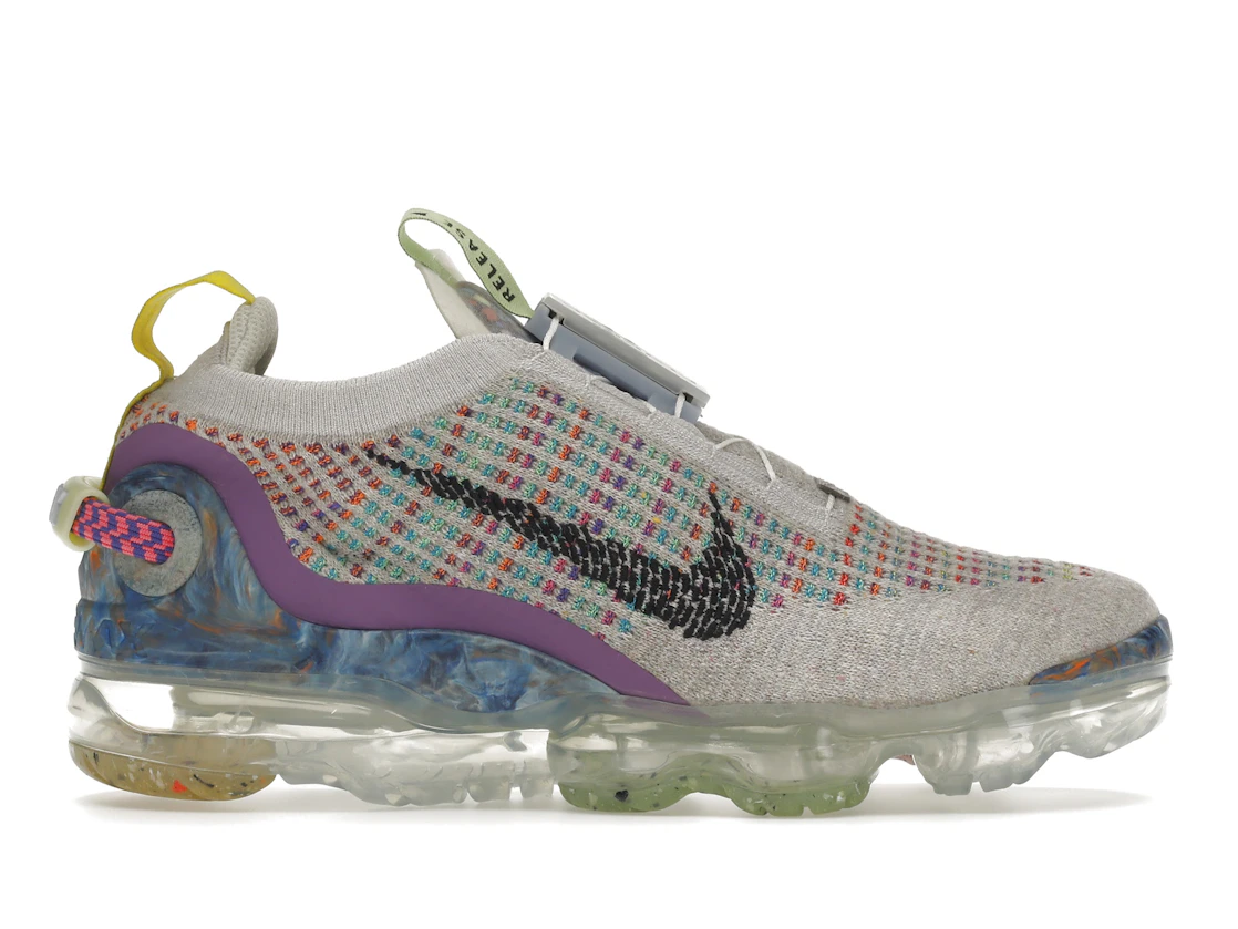 Vue 1 de Nike Air VaporMax 2020 Pure Platinum Multicolor