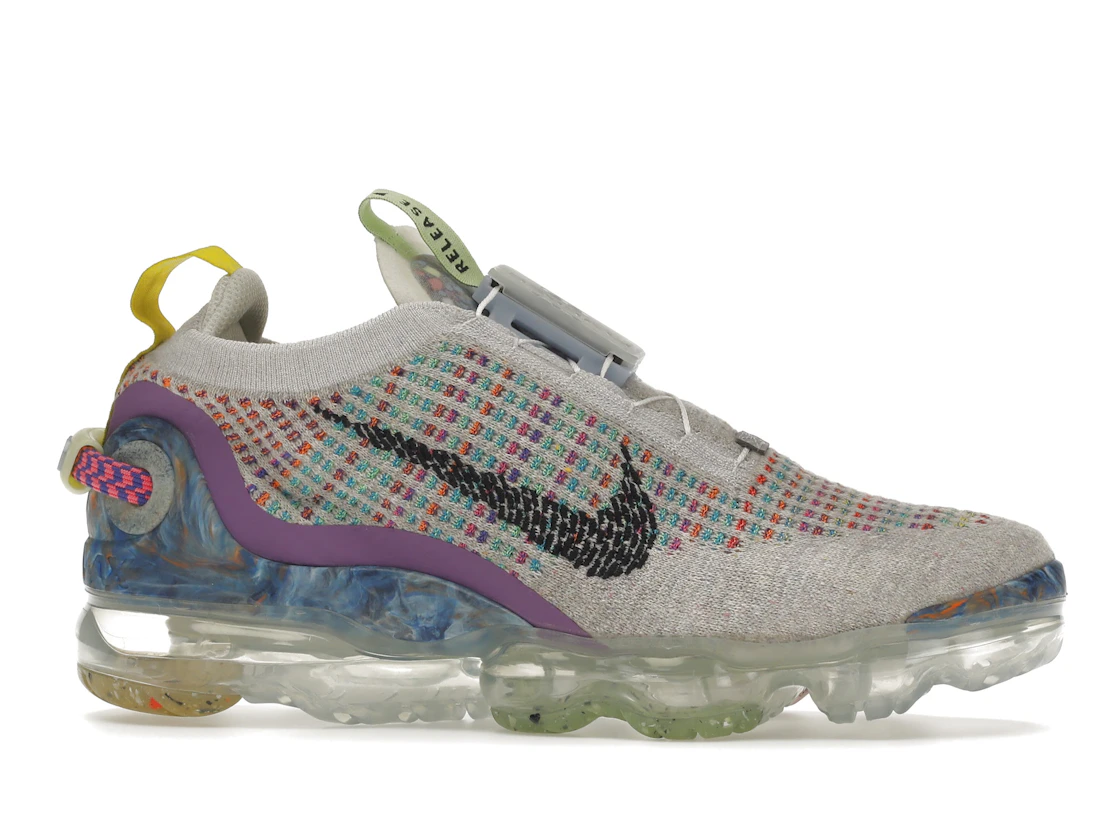 Vue 2 de Nike Air VaporMax 2020 Pure Platinum Multicolor