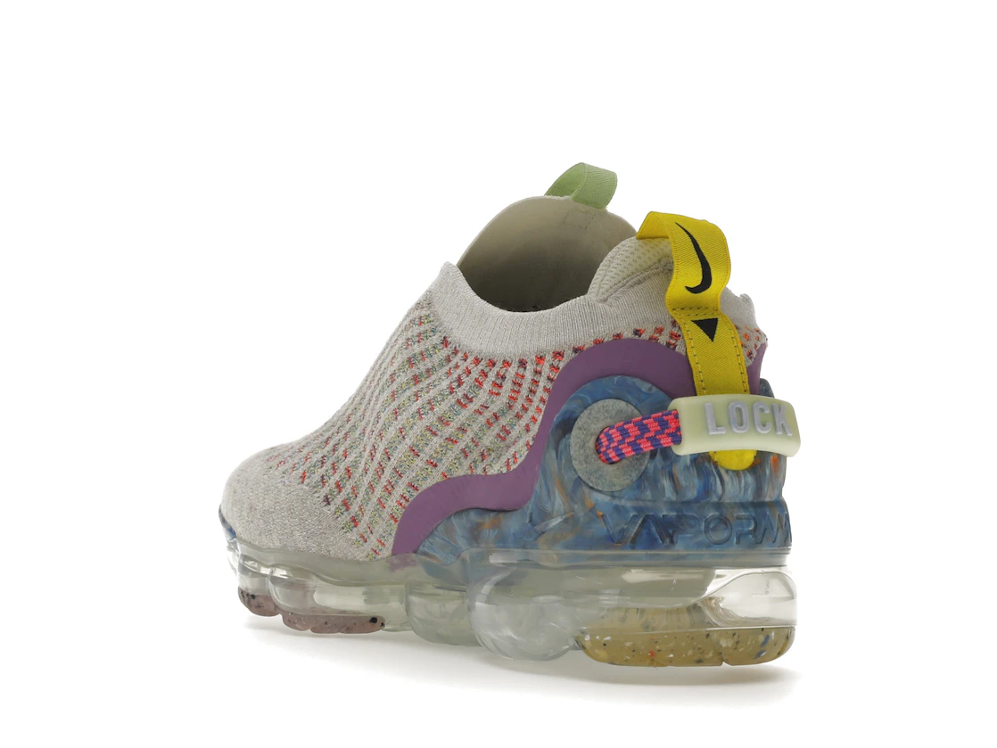 Vue 25 de Nike Air VaporMax 2020 Pure Platinum Multicolor