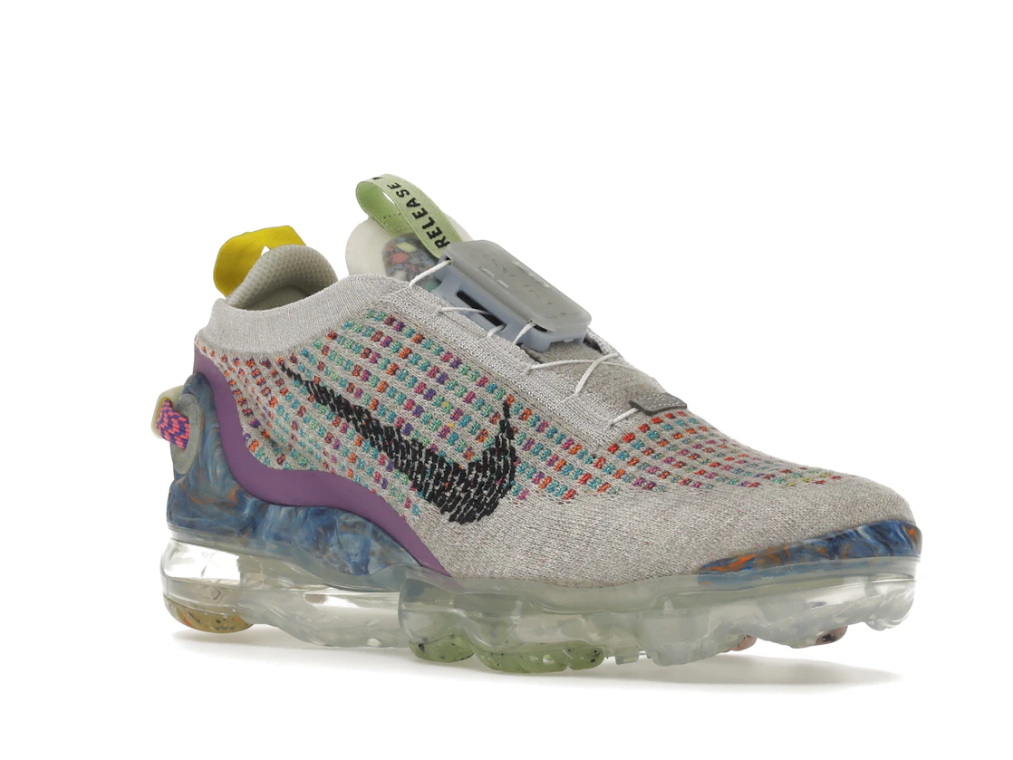 Vue 5 de Nike Air VaporMax 2020 Pure Platinum Multicolor