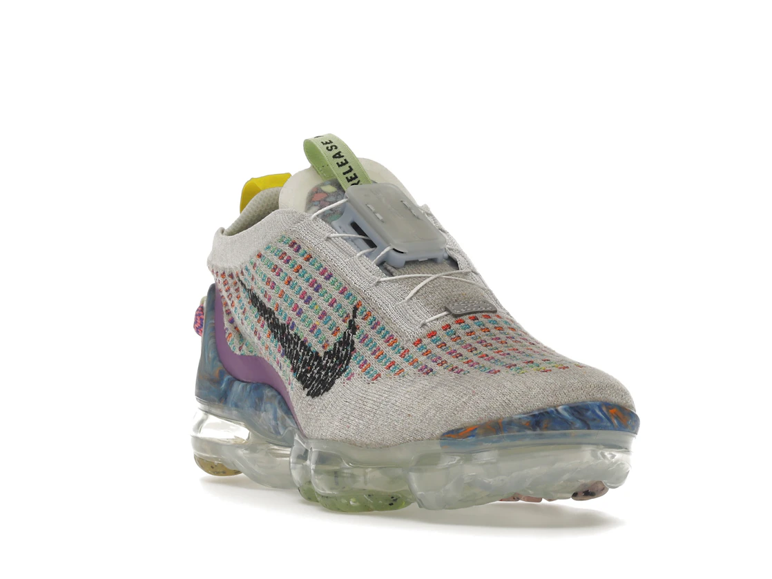 Vue 7 de Nike Air VaporMax 2020 Pure Platinum Multicolor