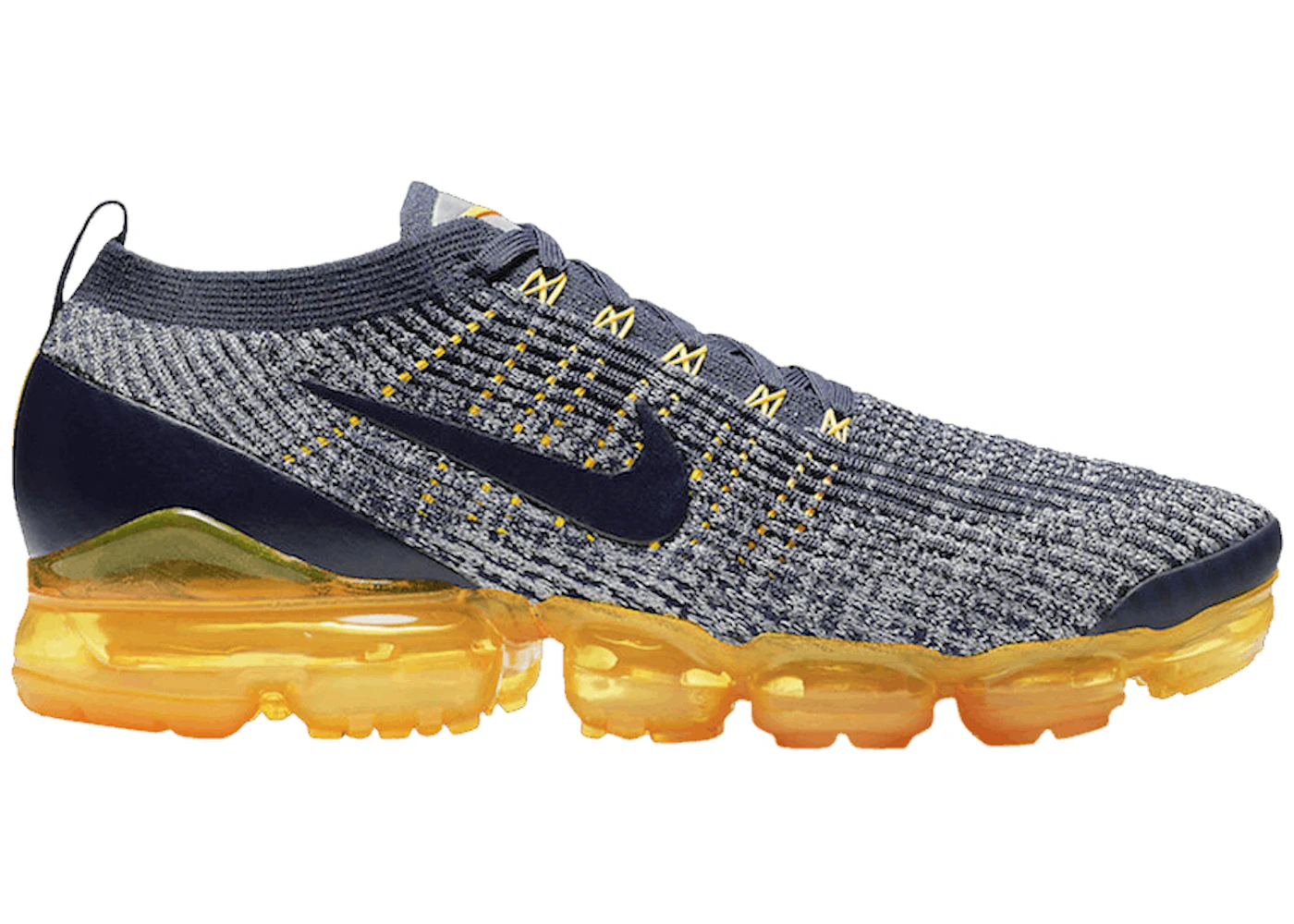 Nike Air VaporMax Flyknit 3 College Navy Orange