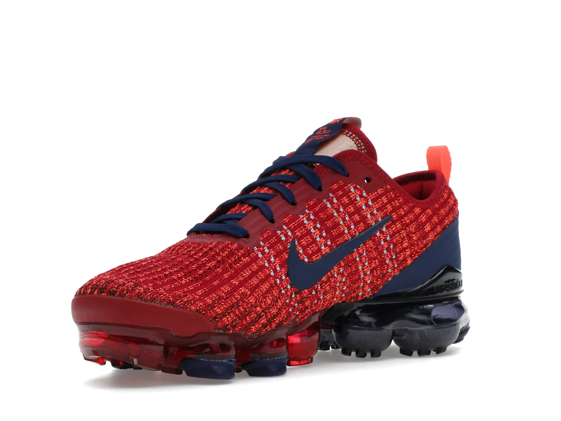 Vue 15 de Nike Air VaporMax Flyknit 3 Noble Red (GS)