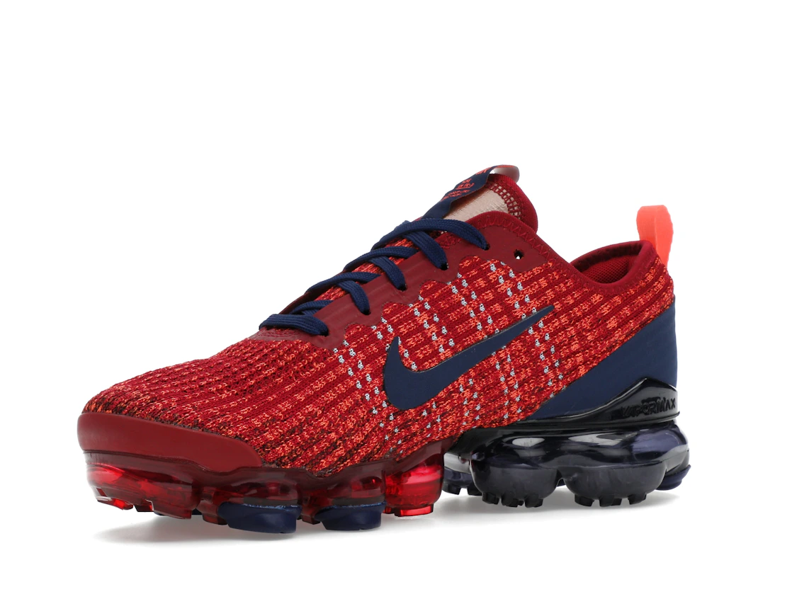 Vue 16 de Nike Air VaporMax Flyknit 3 Noble Red (GS)