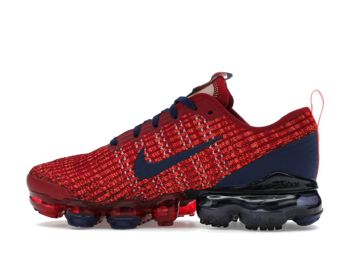 Vue 20 de Nike Air VaporMax Flyknit 3 Noble Red (GS)