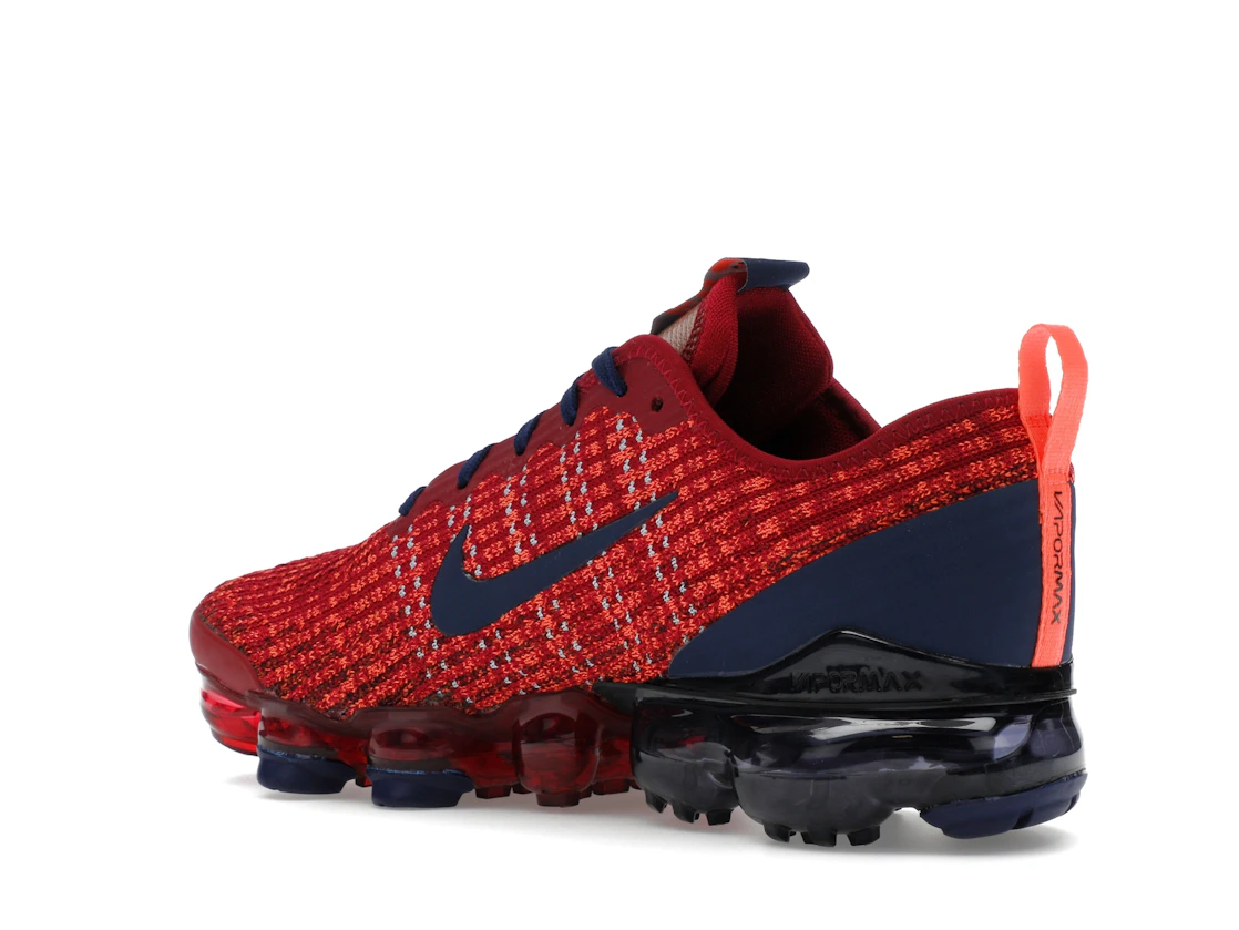 Vue 23 de Nike Air VaporMax Flyknit 3 Noble Red (GS)