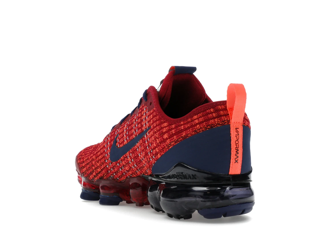 Vue 25 de Nike Air VaporMax Flyknit 3 Noble Red (GS)