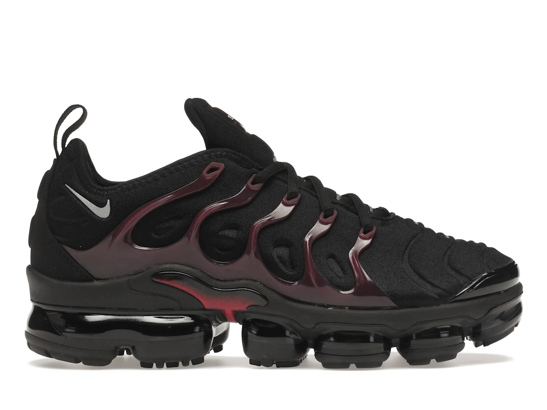 Vue 1 de Nike Air VaporMax Plus Black Noble Red