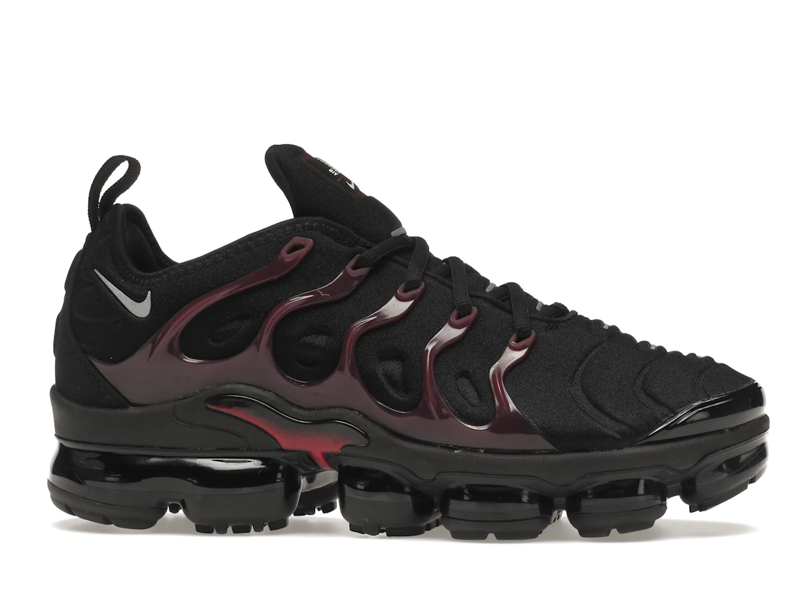 Vue 2 de Nike Air VaporMax Plus Black Noble Red