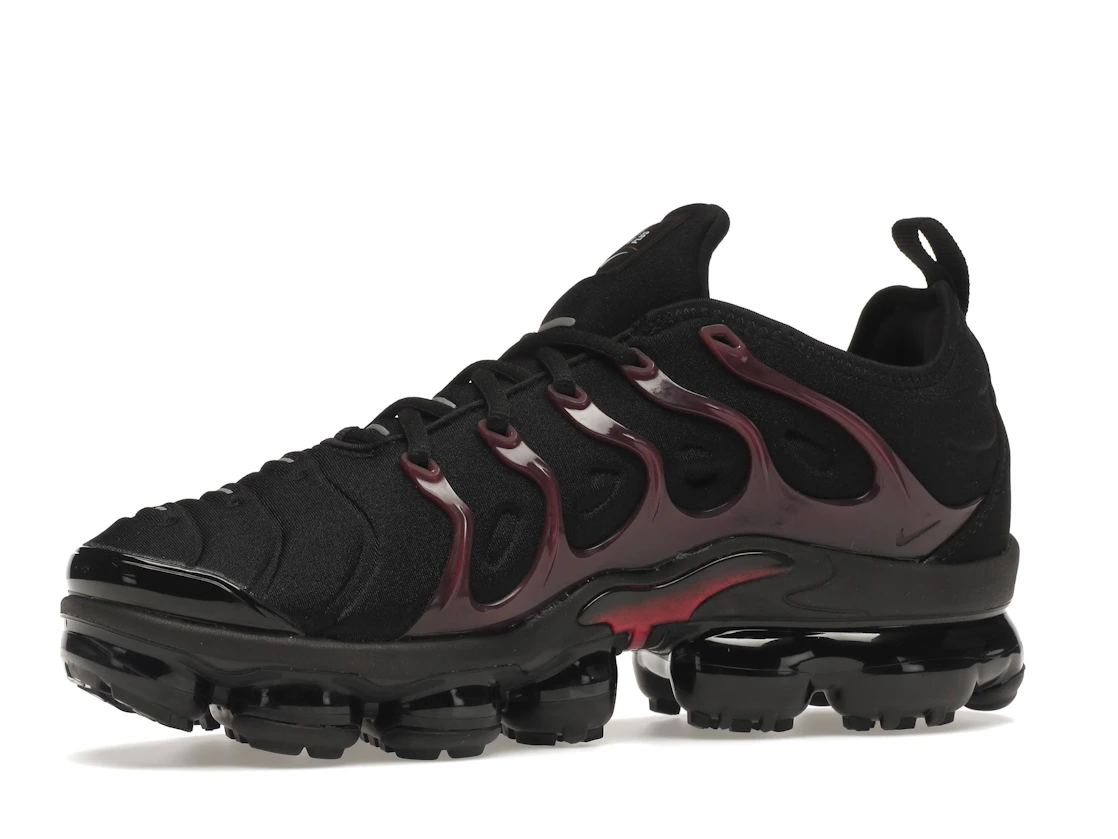Vue 17 de Nike Air VaporMax Plus Black Noble Red