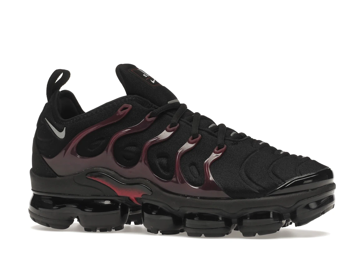 Vue 3 de Nike Air VaporMax Plus Black Noble Red