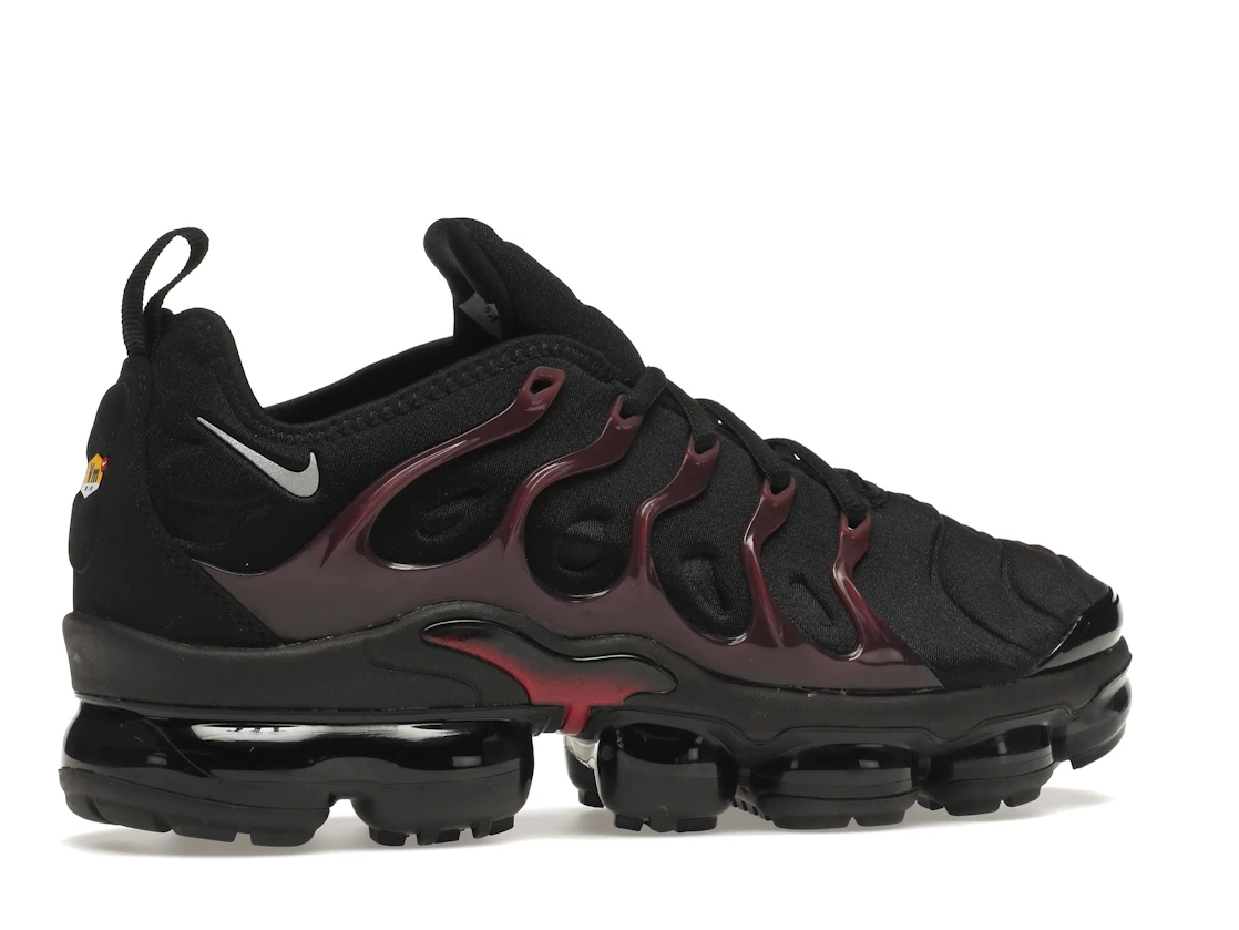 Vue 35 de Nike Air VaporMax Plus Black Noble Red