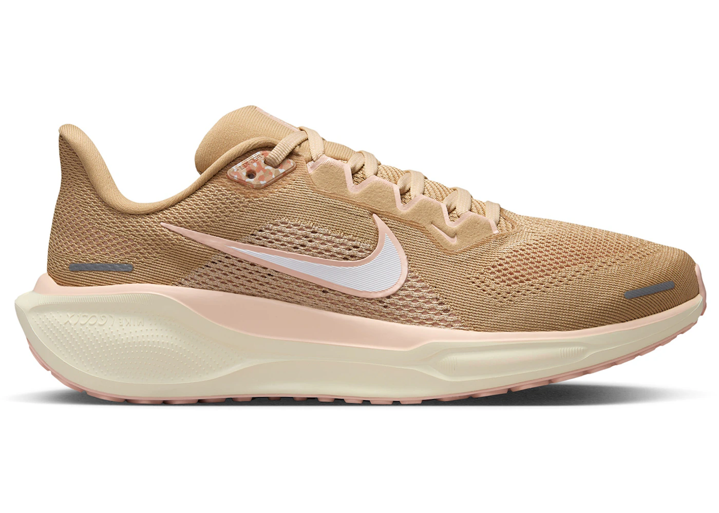 Nike Air Zoom Pegasus 41 Linen Light Orewood Brown Washed Coral White 