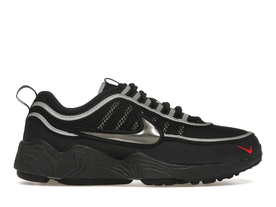 Vue 1 de Nike Air Zoom Spiridon Black Metallic Silver