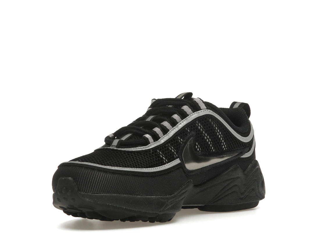 Vue 14 de Nike Air Zoom Spiridon Black Metallic Silver