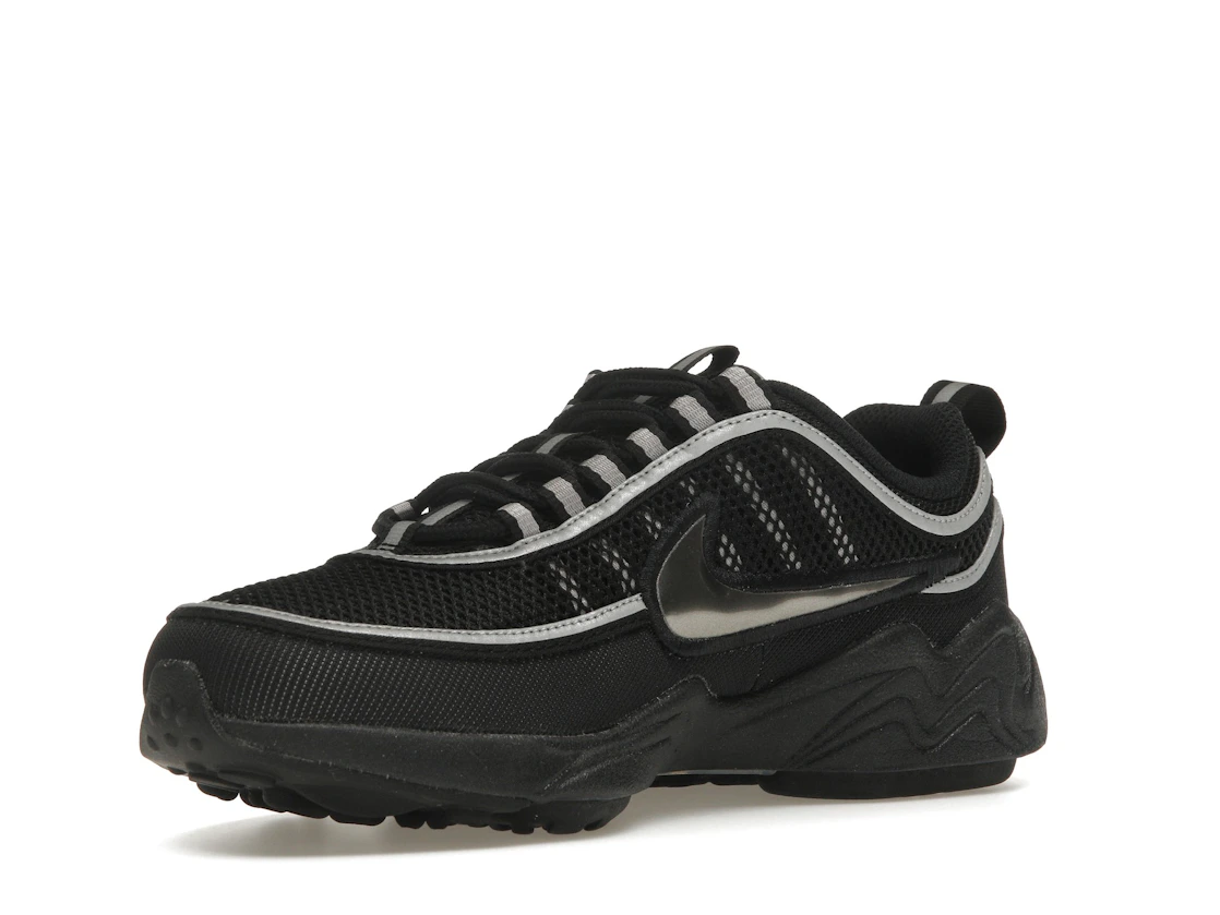 Vue 15 de Nike Air Zoom Spiridon Black Metallic Silver