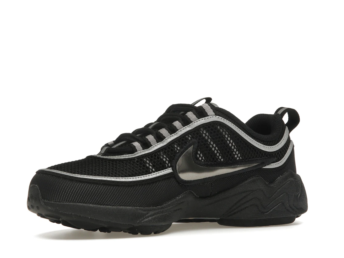 Vue 16 de Nike Air Zoom Spiridon Black Metallic Silver