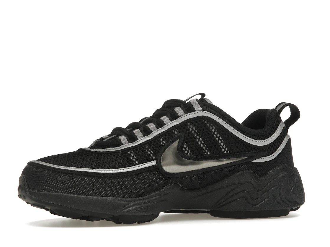 Vue 17 de Nike Air Zoom Spiridon Black Metallic Silver