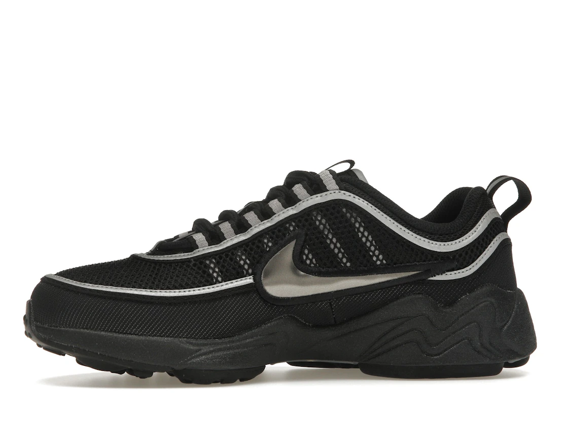 Vue 18 de Nike Air Zoom Spiridon Black Metallic Silver