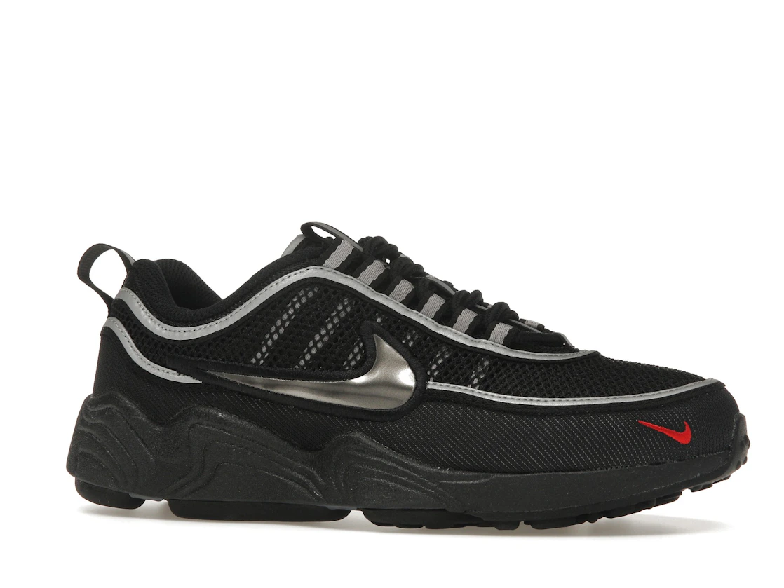 Vue 3 de Nike Air Zoom Spiridon Black Metallic Silver