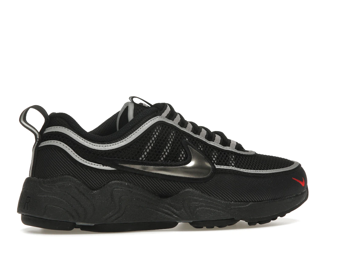 Vue 35 de Nike Air Zoom Spiridon Black Metallic Silver