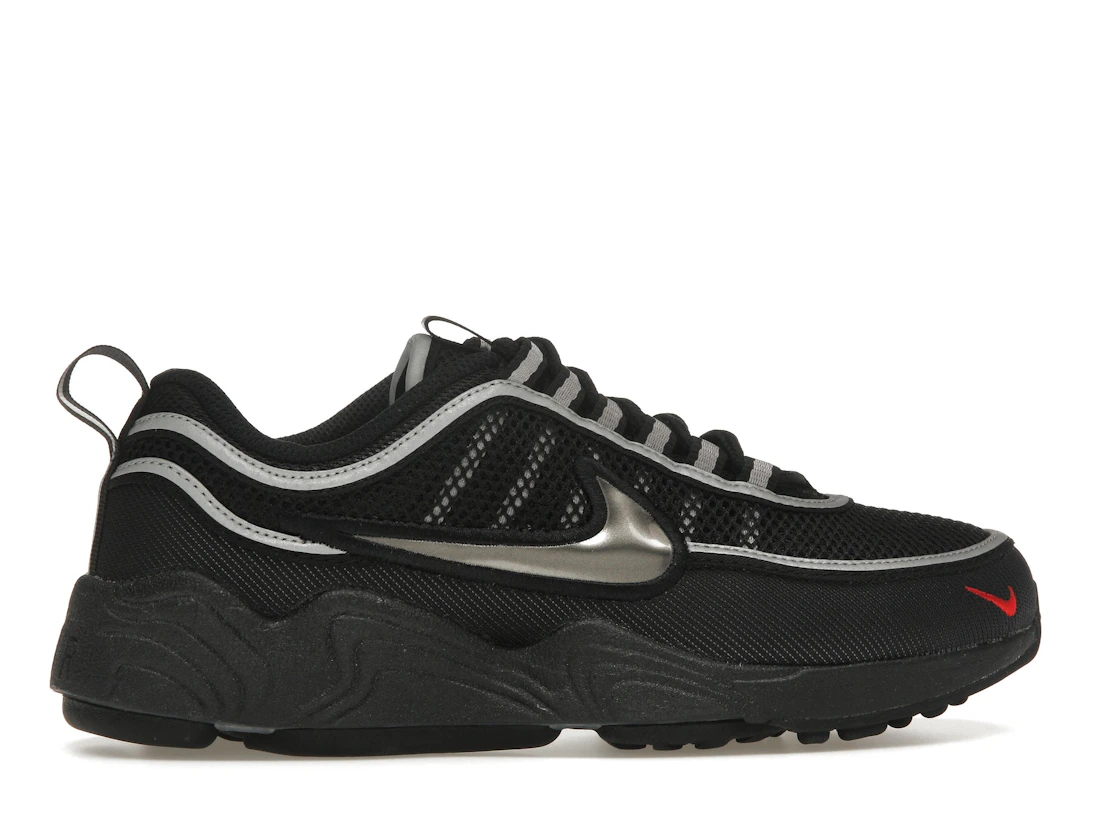 Vue 36 de Nike Air Zoom Spiridon Black Metallic Silver