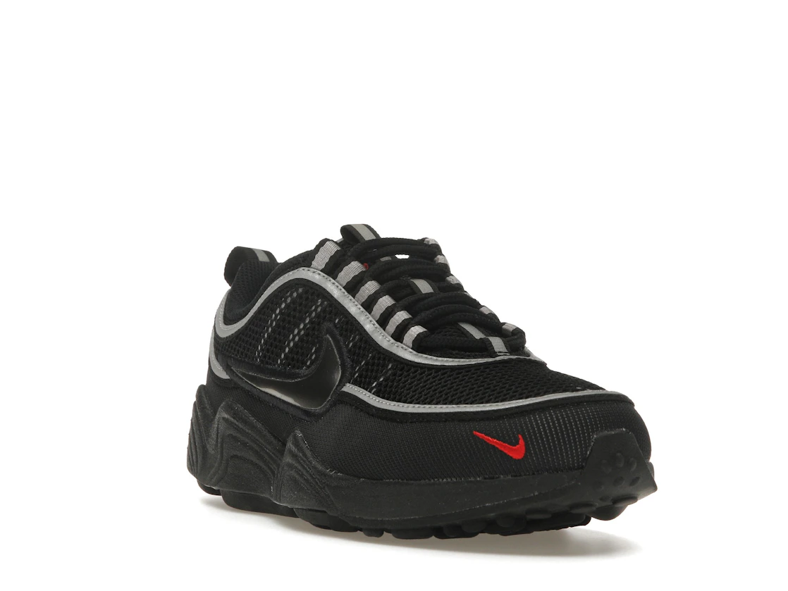 Vue 7 de Nike Air Zoom Spiridon Black Metallic Silver