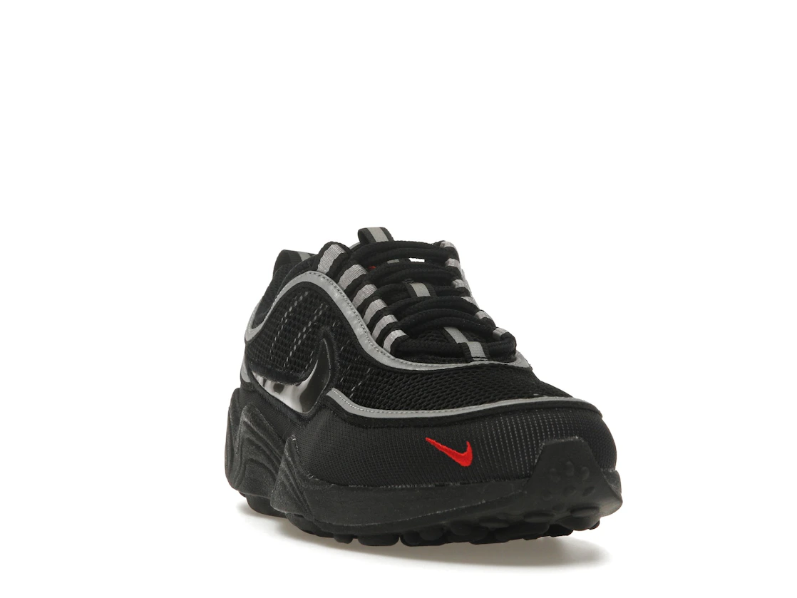 Vue 8 de Nike Air Zoom Spiridon Black Metallic Silver