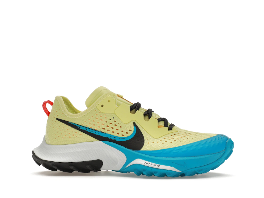 Vue 2 de Nike Air Zoom Terra Kiger 7 Limelight Laser Blue 