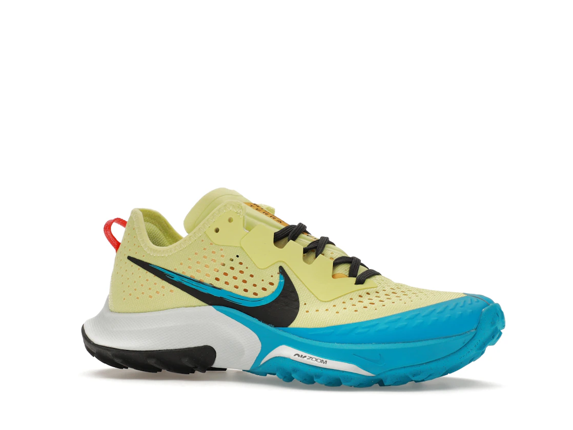 Vue 3 de Nike Air Zoom Terra Kiger 7 Limelight Laser Blue 
