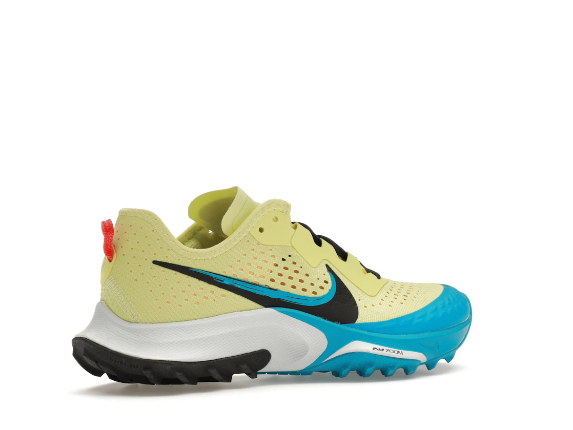 Vue 34 de Nike Air Zoom Terra Kiger 7 Limelight Laser Blue 