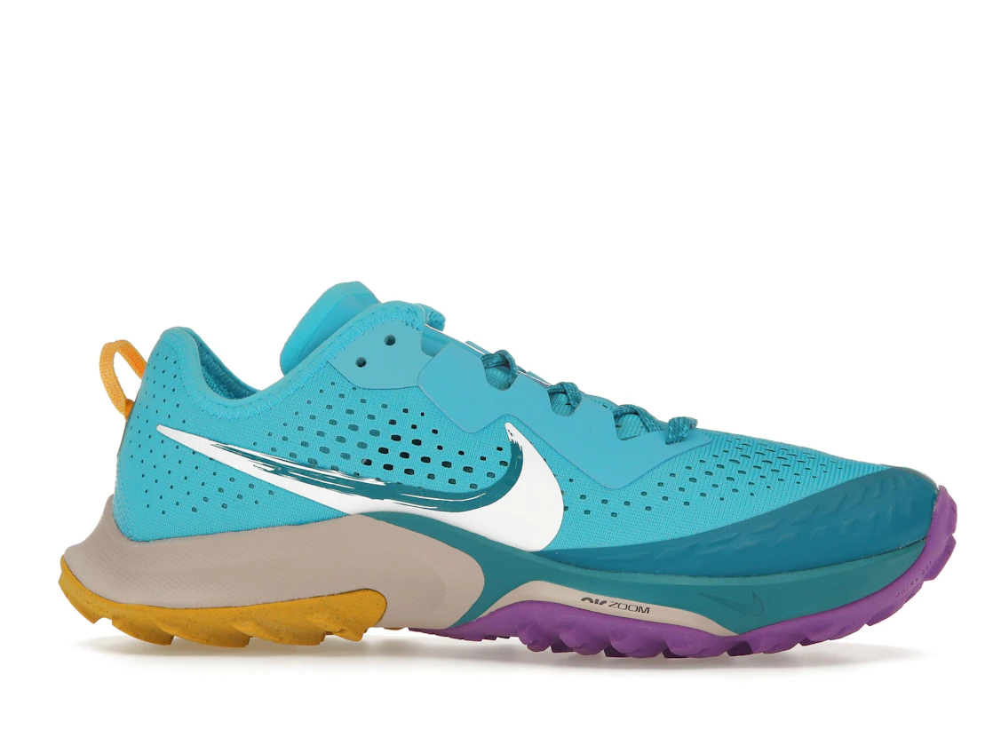 Vue 2 de Nike Air Zoom Terra Kiger 7 Turquoise Blue