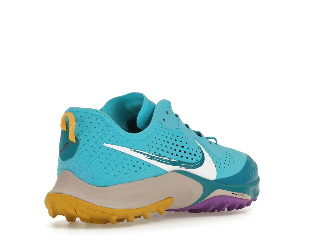 Vue 32 de Nike Air Zoom Terra Kiger 7 Turquoise Blue