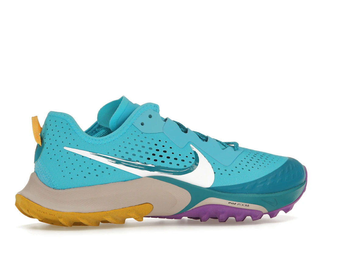 Vue 35 de Nike Air Zoom Terra Kiger 7 Turquoise Blue