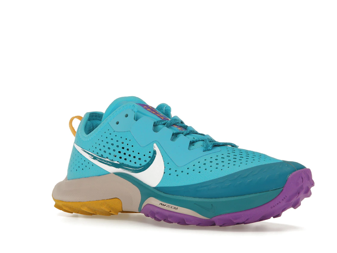 Vue 5 de Nike Air Zoom Terra Kiger 7 Turquoise Blue