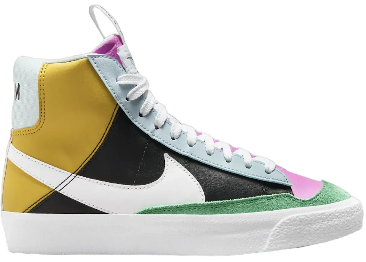 Nike Blazer Mid '77 SE Black Bronzine Playful Pink (GS)