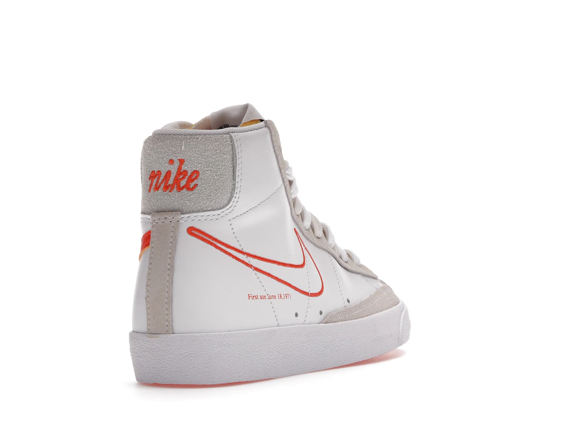 Vue 31 de Nike Blazer Mid 77 SE First Use White 