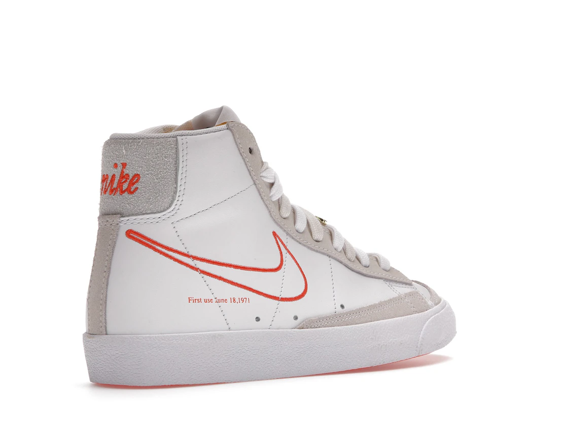 Vue 33 de Nike Blazer Mid 77 SE First Use White 