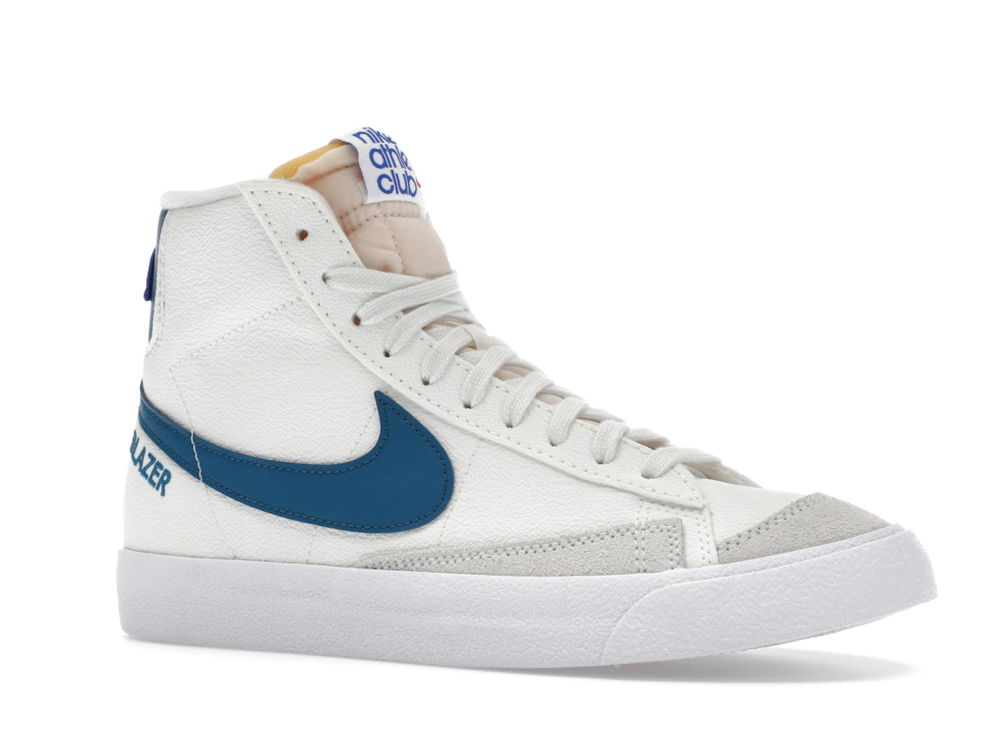 Vue 4 de Nike Blazer Mid 77 Athletic Club White Marina 