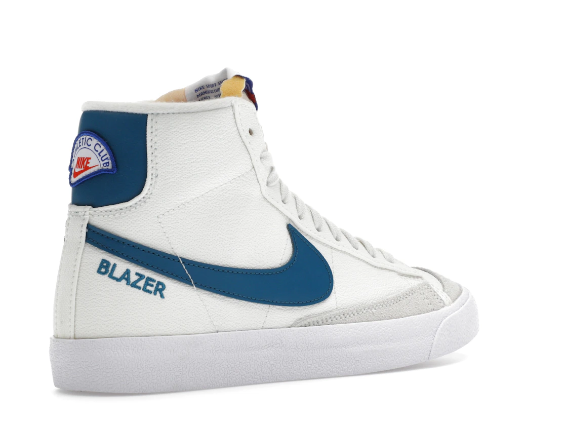 Vue 33 de Nike Blazer Mid 77 Athletic Club White Marina 
