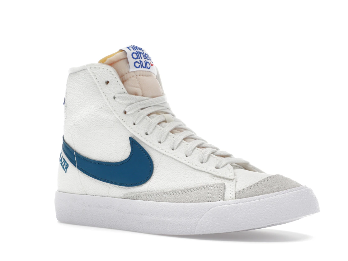Vue 5 de Nike Blazer Mid 77 Athletic Club White Marina 