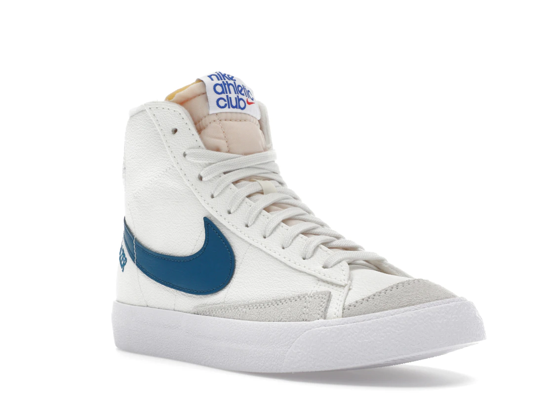 Vue 6 de Nike Blazer Mid 77 Athletic Club White Marina 