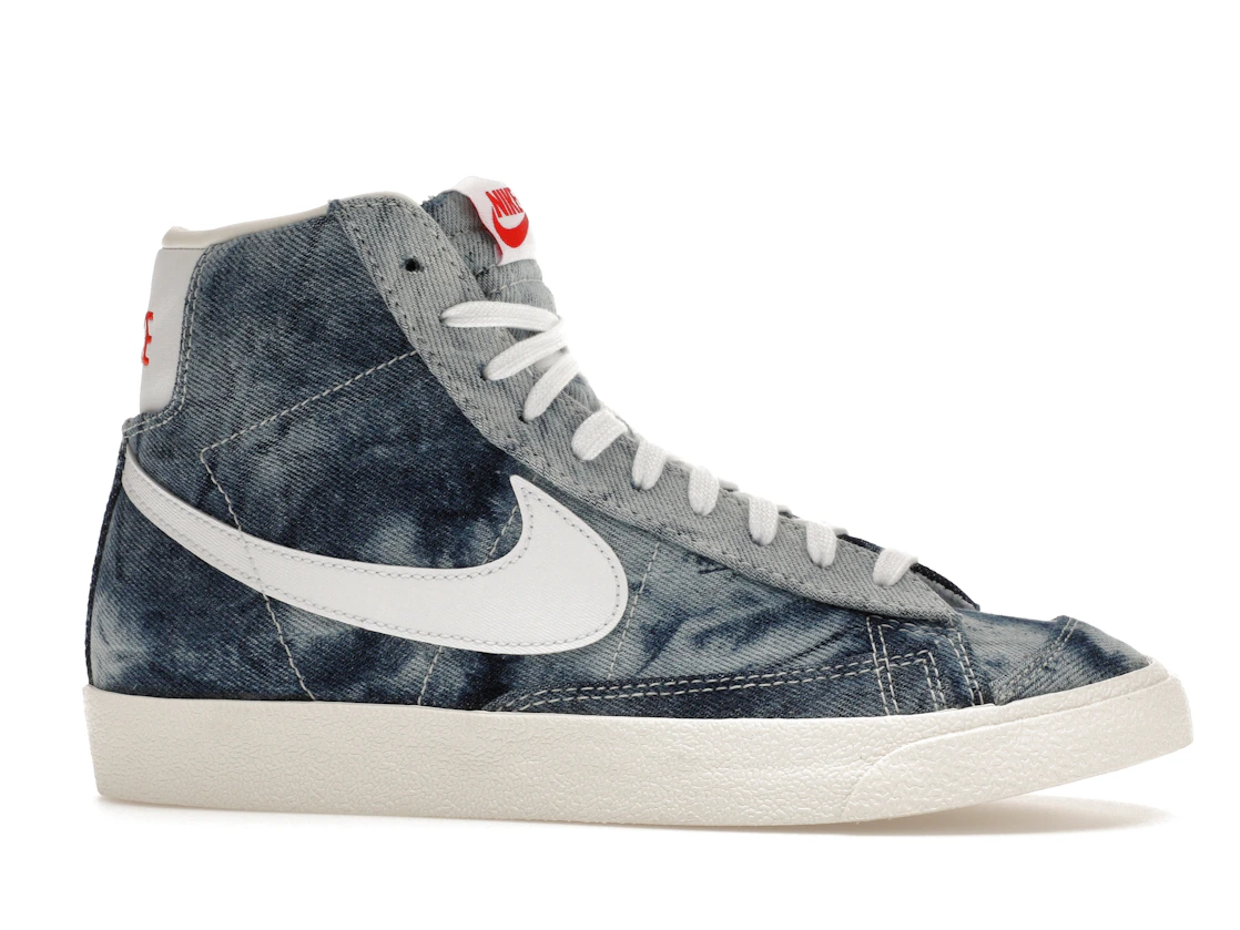 Vue 2 de Nike Blazer Mid 77 Washed Denim Pack 